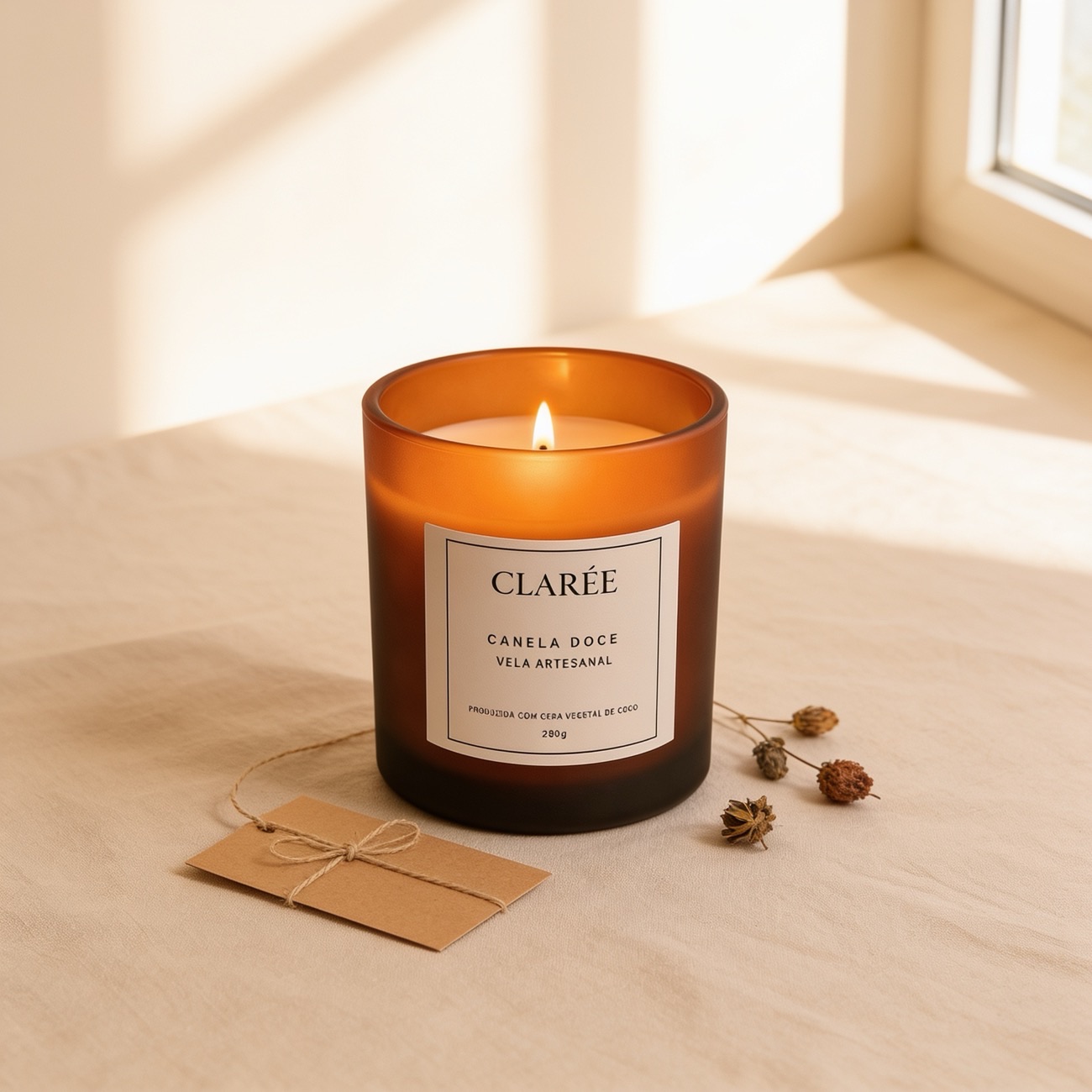 Vela artesanal Clarée
